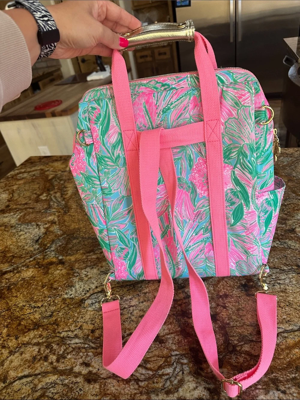 Lilly Pulitzer Insulated Backpack/Tote